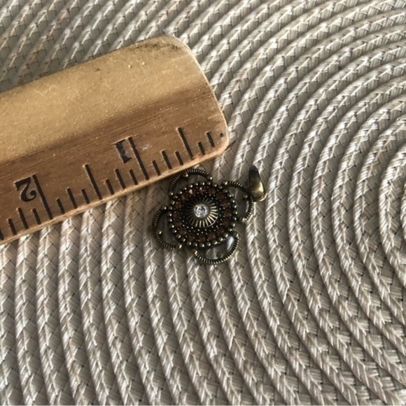 Vintage Lia Sophia Rhinestones Pendant - Picture 3 of 3